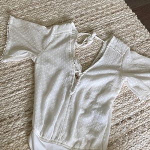 Abercrombie & Fitch Sheer Bodysuit